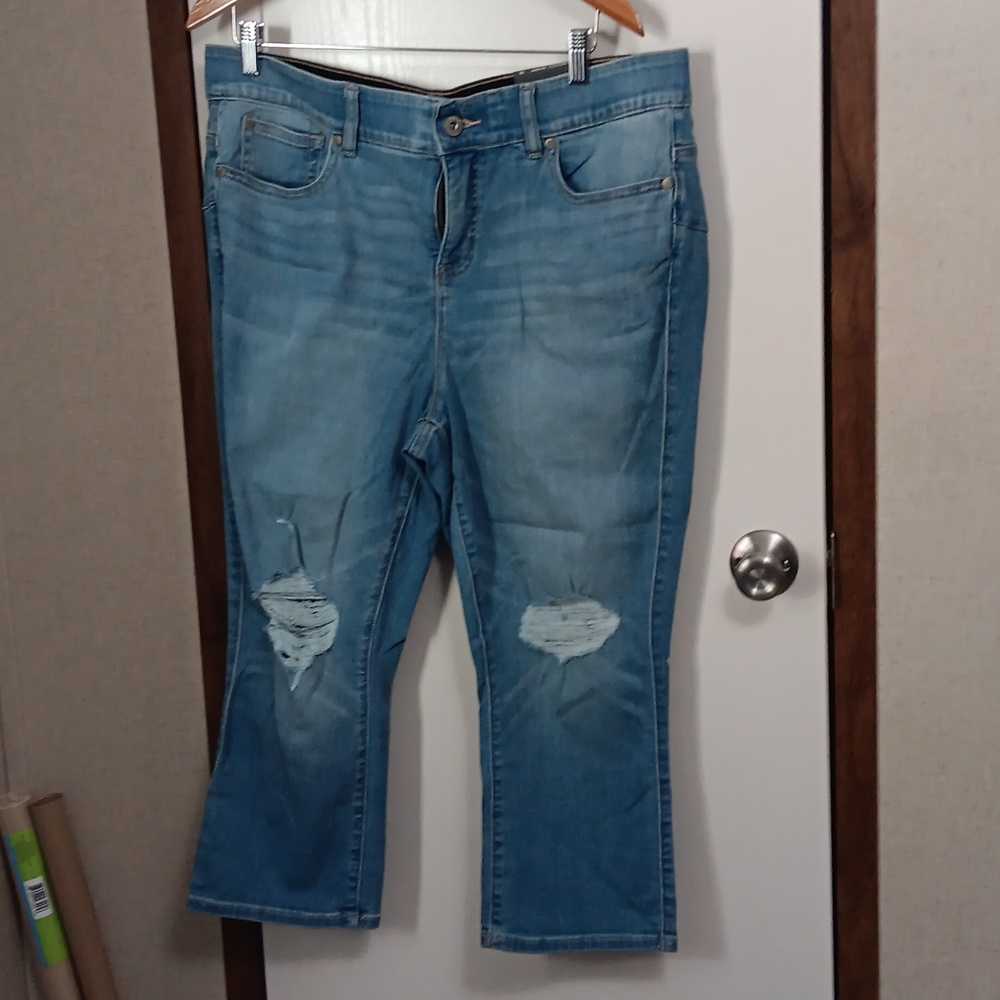 Skinny crop jeans